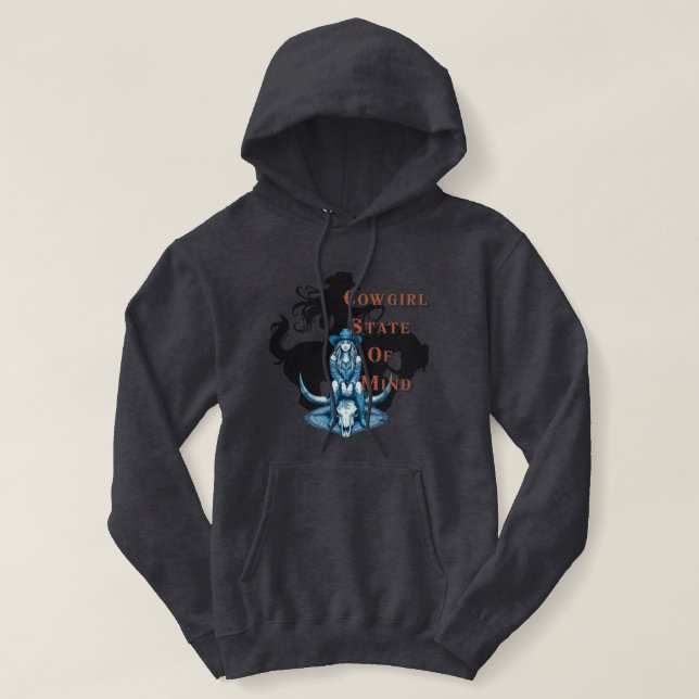 Cowgirl Boho Style Hoodie (Design vorne)
