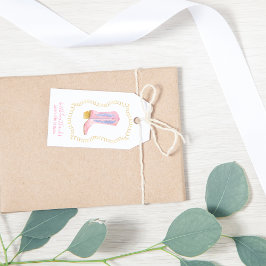 Cowgirl Boot Western Birthday Geschenkanhänger