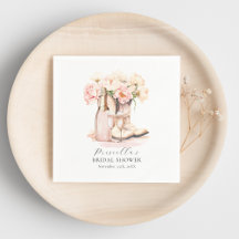 Cowgirl Boots Bubbly Peonies BRAUTPARTY