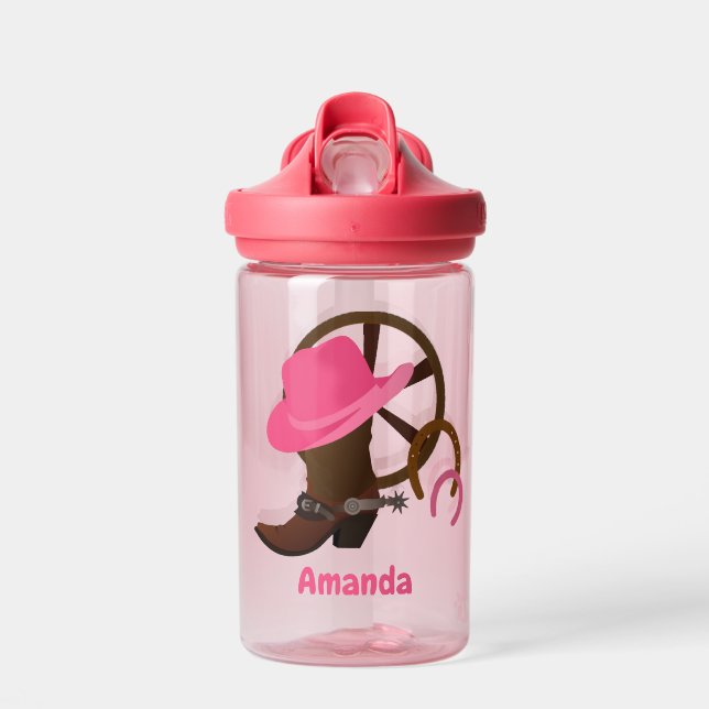 Cowgirl Boots Custom Trinkflasche (Vorne)