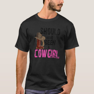 Cowgirl Boots Hat hätte ein Cowgirl Western sein s T-Shirt