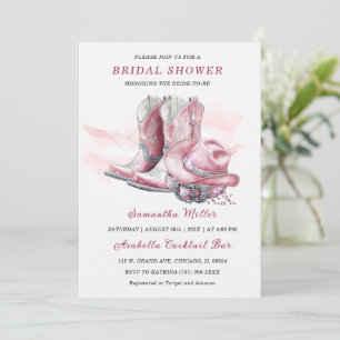 Cowgirl Brautparty Party Designs Einladung