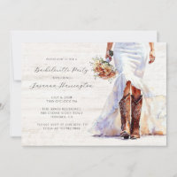 Cowgirl Bride Boots Junggeselinnen-Abschied
