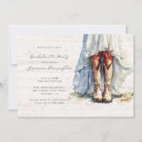 Cowgirl Bride Boots Junggeselinnen-Abschied