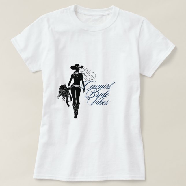 Cowgirl Bridesmaid T-Shirt (Design vorne)
