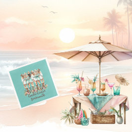 Cowgirl Bridesmaids Serviette