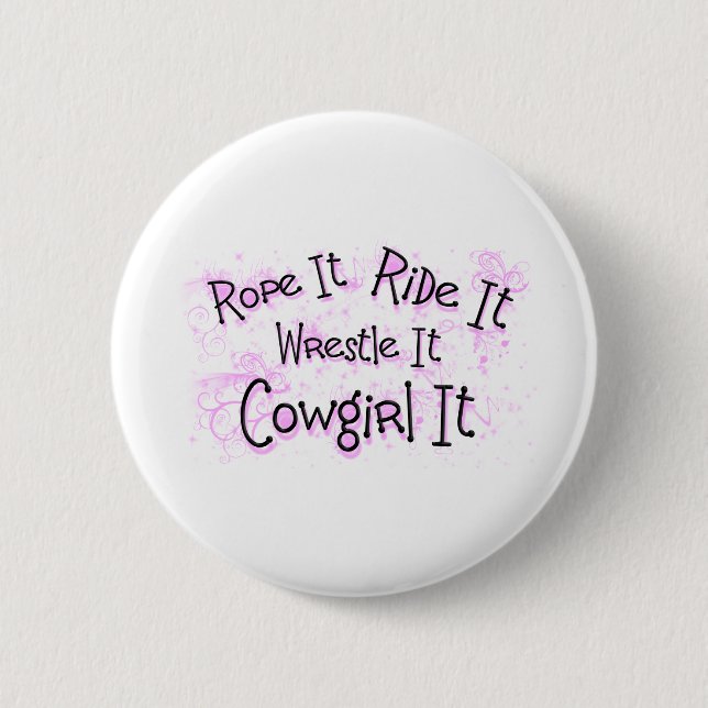Cowgirl Button (Vorderseite)