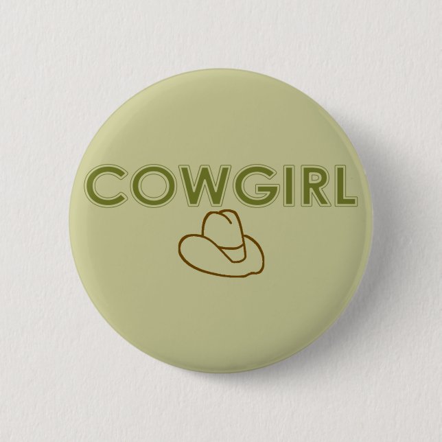 Cowgirl Button (Vorderseite)