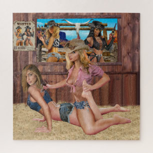 COWGIRL CATFIGHT WRESTLING Nr. 2 Puzzle