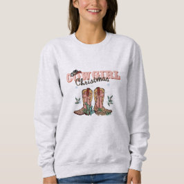 Cowgirl Christmas Sweatshirt