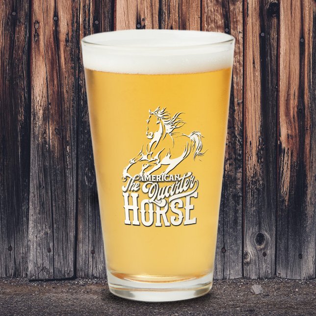 Cowgirl Cowboy Western Glas (American quarter horse Cowgirl Cowboy western Glass)