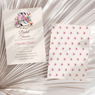 Cowgirl Cowgirl Boots Brautparty Einladung