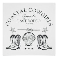 Cowgirl Cowgirl Boots Western Junggeselinnen-Absch