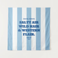 Cowgirl Cowgirl Western Flair Blue Cabana Streifen