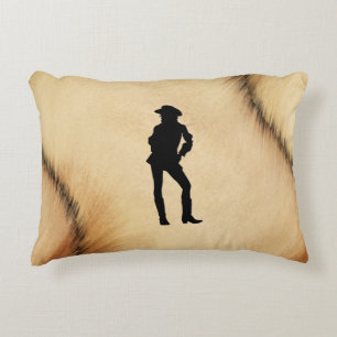 Cowgirl Cowhide Dekokissen