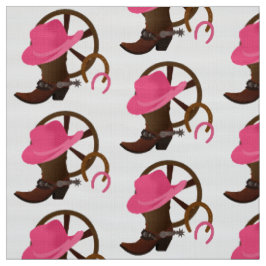 Cowgirl Design White Stoff