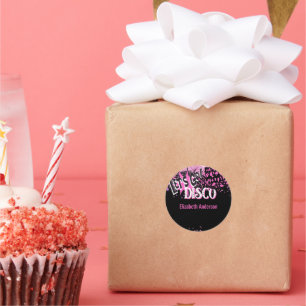 Cowgirl Disco Junggesellinnenabschied Lass uns die Runder Aufkleber