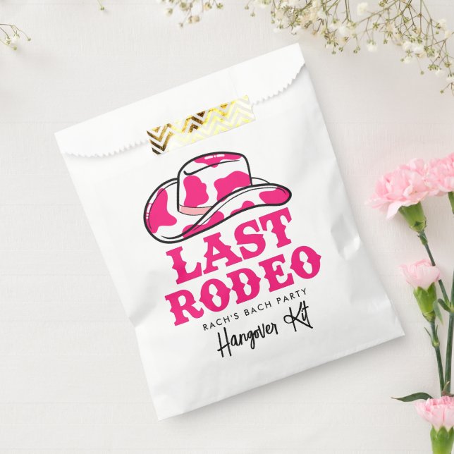 Cowgirl Disco Last Rodeo Bachelorette Hangover Kit Geschenktütchen (Versiegelt)