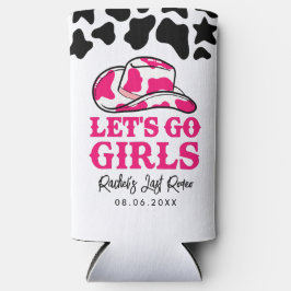 Cowgirl Disco Last Rodeo Bachelorette Seltzer Can Selters Dosenkühler