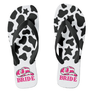 Cowgirl Disco Letztes Rodeo Junggesellinnenabschie Flip Flops
