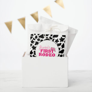 Cowgirl Disco Rosa First Rodeo Geschenktütchen