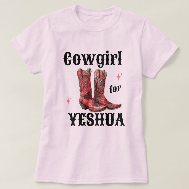 Cowgirl for Yeshua T-Shirt   (Design vorne)