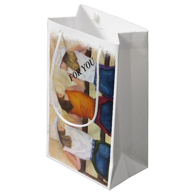 COWGIRL FUN KLEINE GESCHENKTÜTE (Vorderseite Schrägansicht)