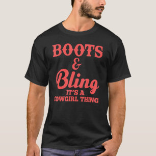 Cowgirl für Women Girls Reiten T-Shirt