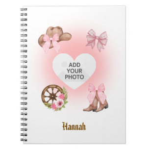 Cowgirl-Geburtstags-Notizbuch-Geschenk Notizblock