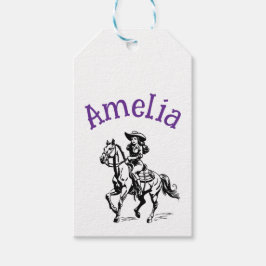 Cowgirl Geschenkanhänger