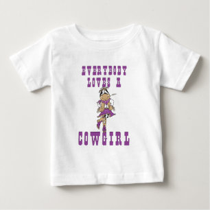 Cowgirl-Geschenke Baby T-shirt