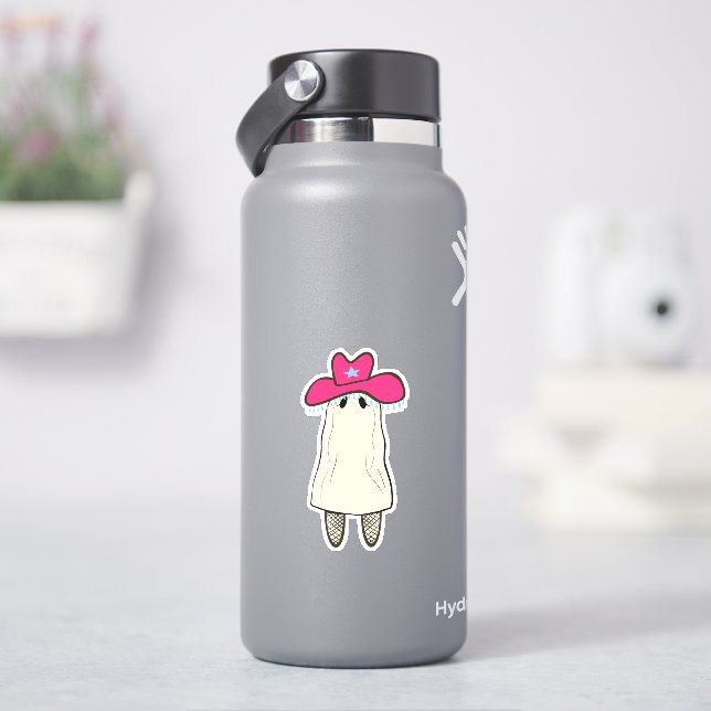 Cowgirl Ghost Aufkleber (HydroFlask)