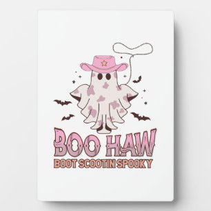 Cowgirl Gruselig Lustig Western Halloween Fotoplatte