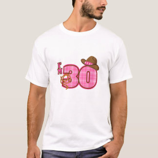 Cowgirl Hat 30. Geburtstag T-Shirt