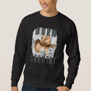 Cowgirl Hat Country Western Music Concert Sweatshirt