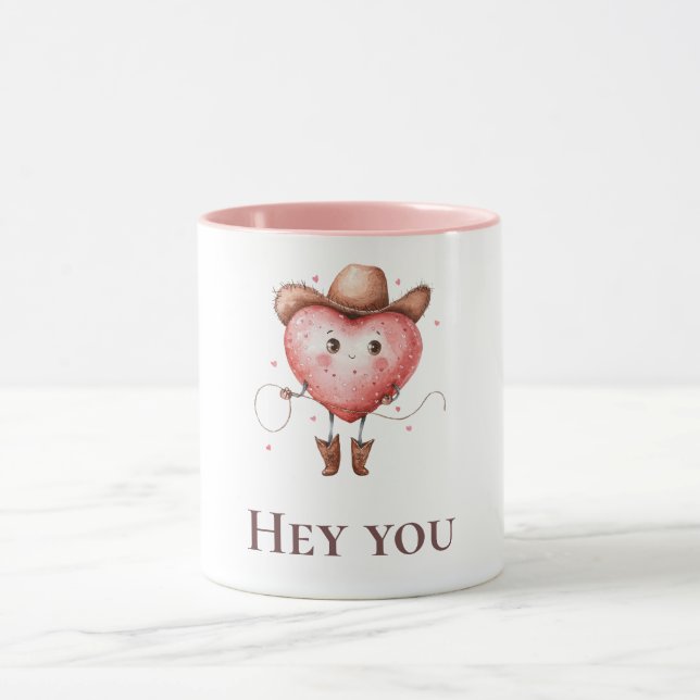 Cowgirl Heart Hey, Sie zitieren Tasse (Zentrum)