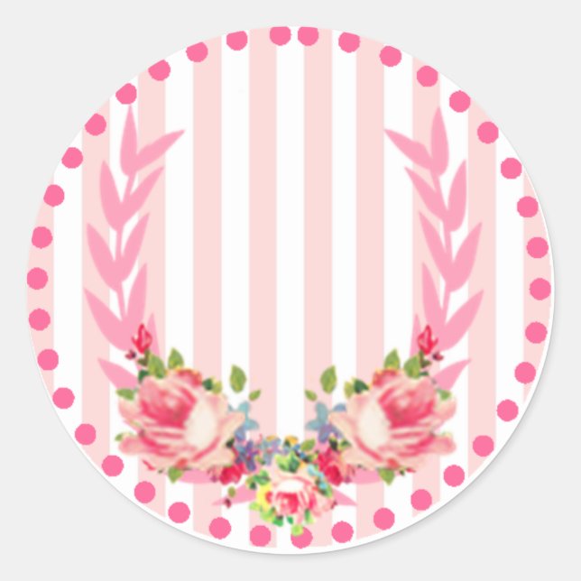 Cowgirl Horse Floral Sticker (Vorderseite)