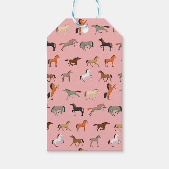 Cowgirl Horse Lover Geschenk, Frauen & Mädchen Kin Geschenkanhänger (Vorderseite)