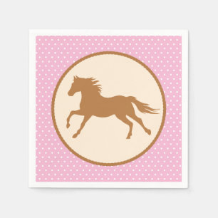Cowgirl Horse Pony Niedlich 1. Geburtstag Party Th Serviette