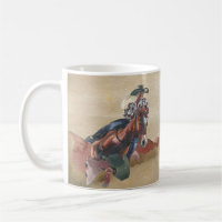 Cowgirl im Aquarell auf Western