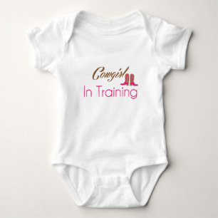 Cowgirl im Training Baby Bekleidung Strampler