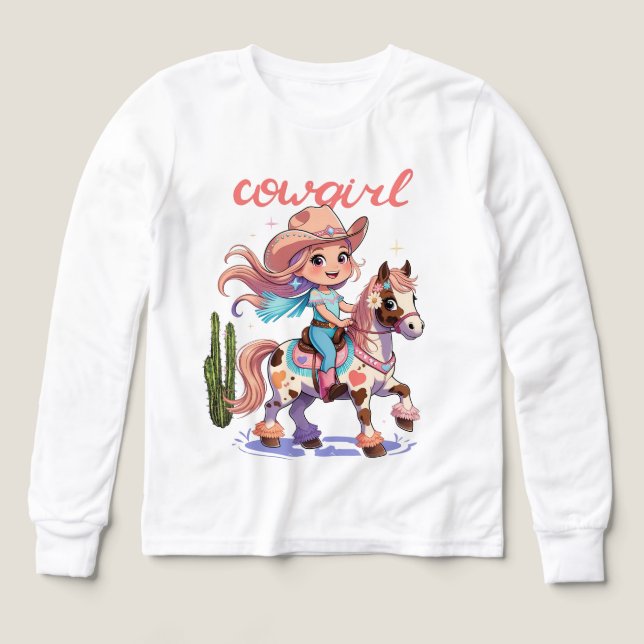 Cowgirl Joyride - Gepunktetes Pferd Western Advent (Design Vorderseite)