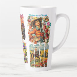 Cowgirl-Kaffee  Milchtasse