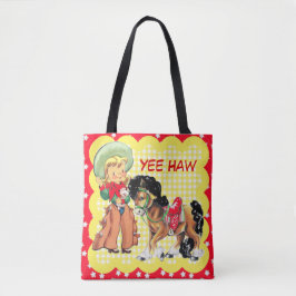 Cowgirl-Kind mit Pferdekundenspezifischer