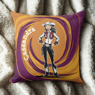 Cowgirl-Kissenbezug Kissen