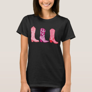 Cowgirl Linedance, Boot Cowboy Western T-Shirt