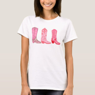 Cowgirl Linedance, Boot Cowboy Western T-Shirt
