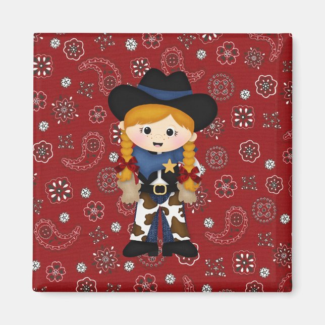 Cowgirl Magnet (Vorne)