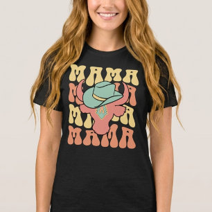 Cowgirl Mama Westlicher Muttertag Einzigartig T-Shirt