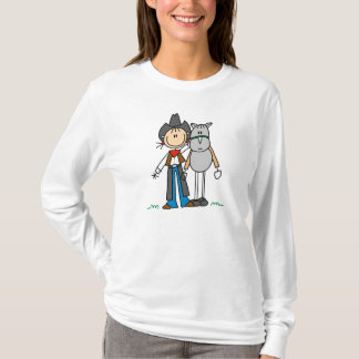 Cowgirl mit PferdeT - Shirts und -geschenken